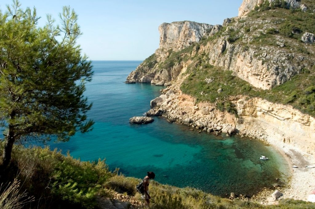 Cala Llebeig en Poble Nou Benitatxell, Alicante